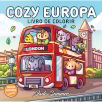 COZY EUROPA - LIVRO DE COLORIR