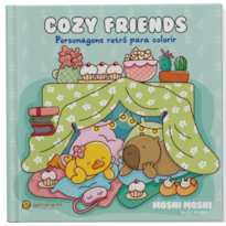 Cozy Friends: Personagens retrô para colorir