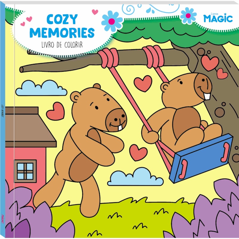 COZY MEMORIES - LIVRO DE COLORIR