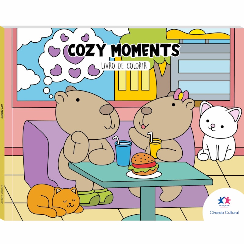 COZY MOMENTS - LIVRO DE COLORIR