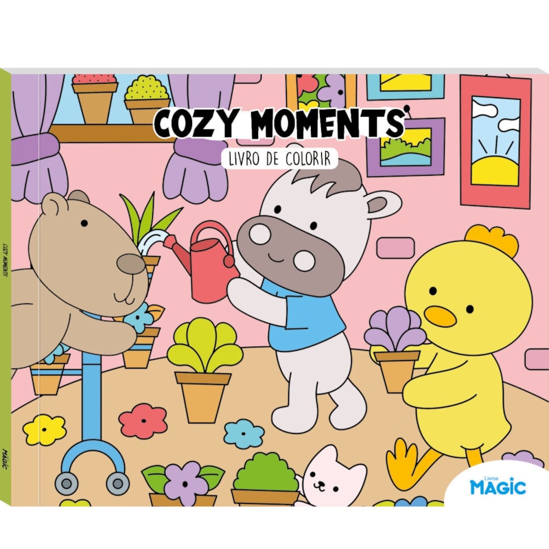 COZY MOMENTS - LIVRO DE COLORIR