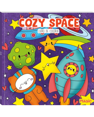 COZY SPACE - LIVRO DE COLORIR