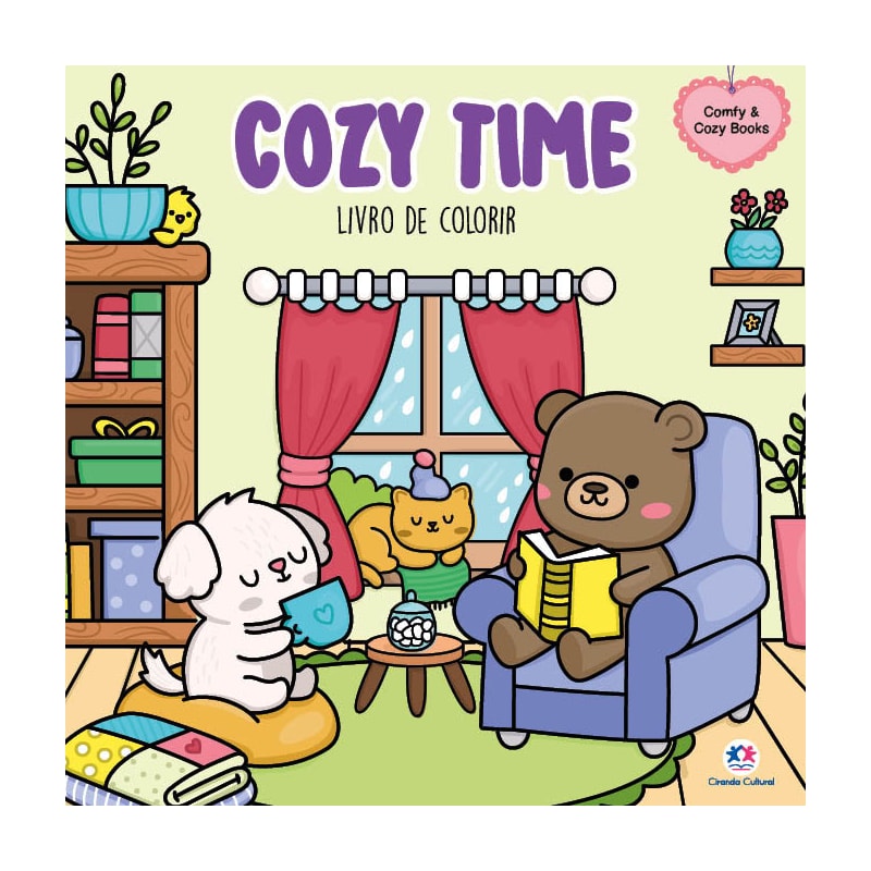 COZY TIME - LIVRO DE COLORIR