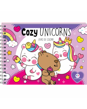 Cozy Unicorns - Para Colorir