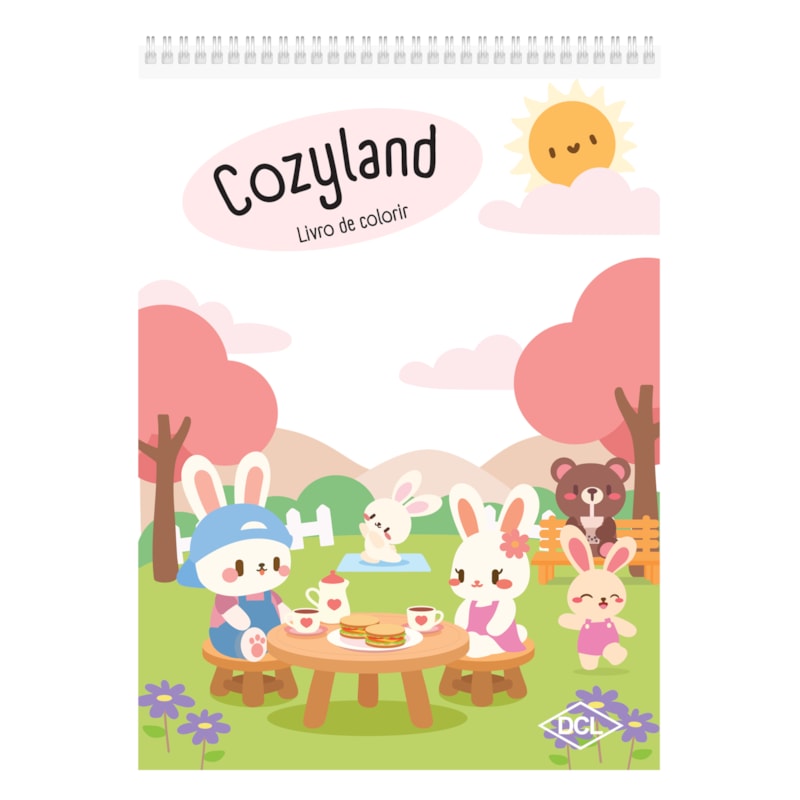 COZYLAND - LIVRO DE COLORIR - VOL 3 - COELHO