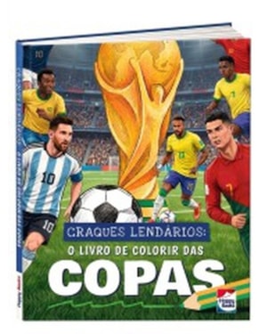 Craques Lendários: Livro de Colorir das Copas, O