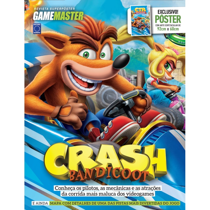 CRASH BANDICOOT - SUPERPÔSTER GAME MASTER