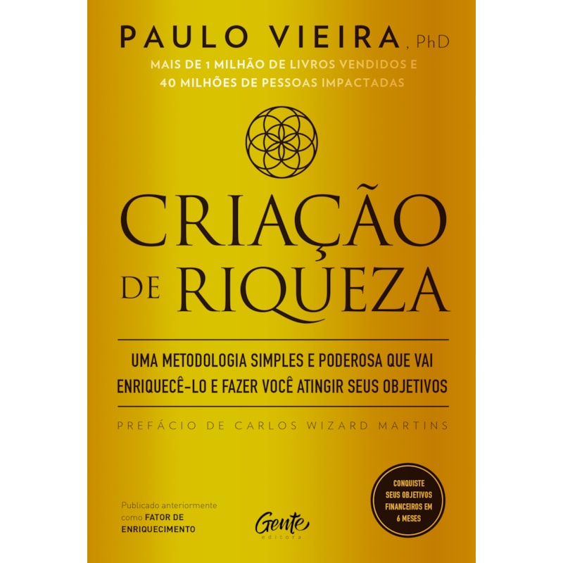 CRIAÇÃO DE RIQUEZA: UMA METODOLOGIA SIMPLES E PODEROSA QUE VAI ENRIQUECÊ-LO E FAZER VOCÊ ATINGIR SEUS OBJETIVOS