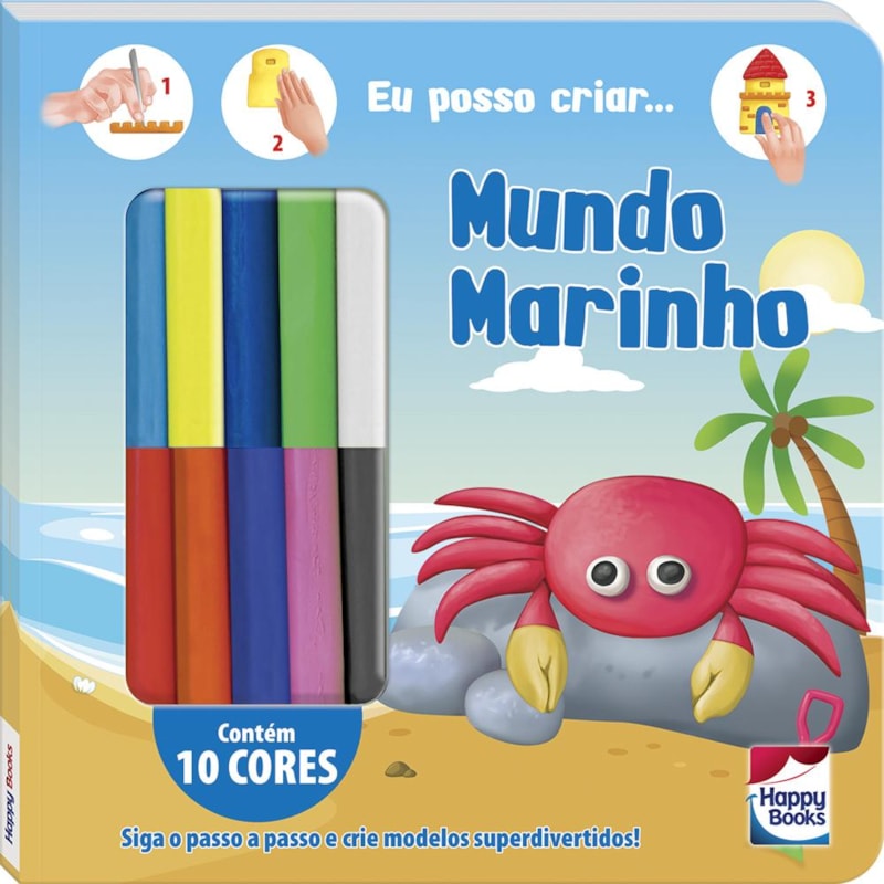 CRIANDO COM MASSINHA! MUNDO MARINHO