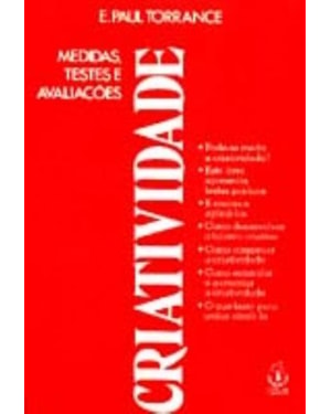CRIATIVIDADE - MEDIDAS, TESTES E AVALIACOES