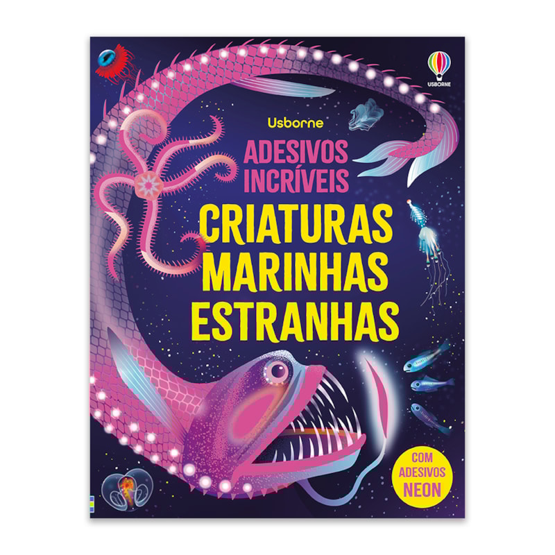 CRIATURAS MARINHAS ESTRANHAS: ADESIVOS INCRÍVEIS