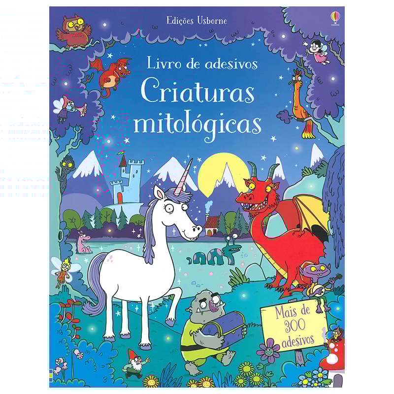 CRIATURAS MITOLÓGICAS : LIVRO DE ADESIVOS