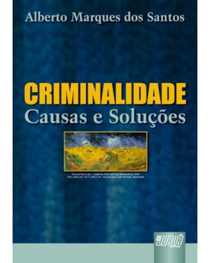 CRIMINALIDADE - CAUSAS E SOLUÇÕES