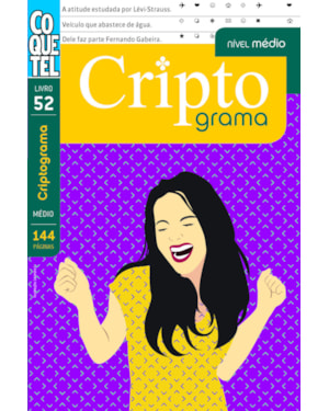 CRIPTOGRAMA - NÍVEL MÉDIO - LIVRO 52