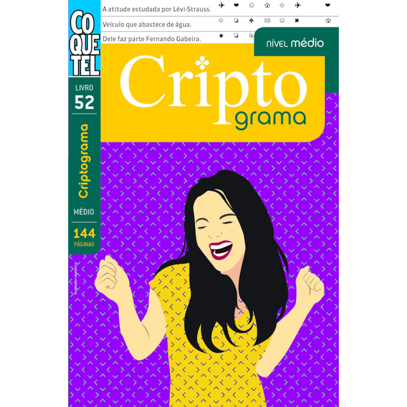 CRIPTOGRAMA - NÍVEL MÉDIO - LIVRO 52