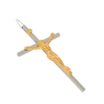 CRUCIFIXO 15CM DE ALTURA CROMO