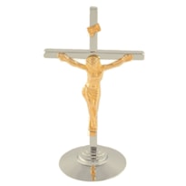 CRUCIFIXO 15CM DE ALTURA CROMO