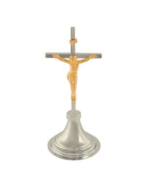 CRUCIFIXO 19CM DE ALTURA CROMO