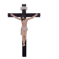 CRUCIFIXO DE PAREDE 20CM DE ALTURA