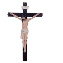 CRUCIFIXO DE PAREDE 40CM DE ALTURA