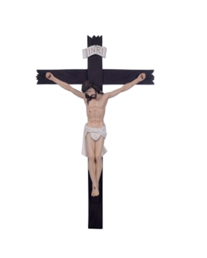 CRUCIFIXO DE PAREDE 60CM DE ALTURA