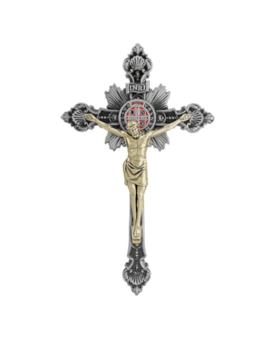 CRUCIFIXO DE PAREDE SÃO BENTO