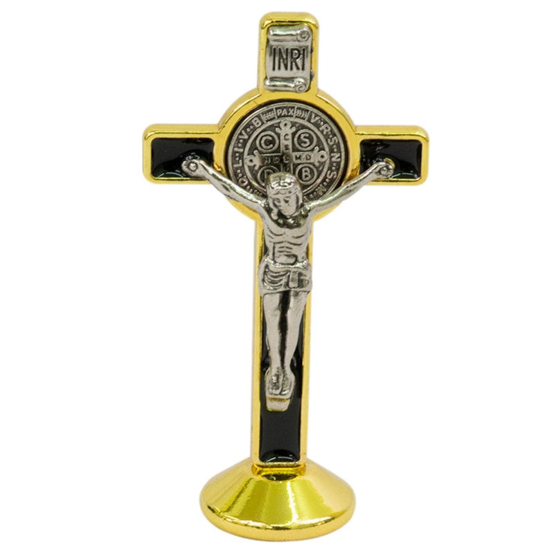 CRUCIFIXO RESINADO PEQUENO 8CM DE ALTURA