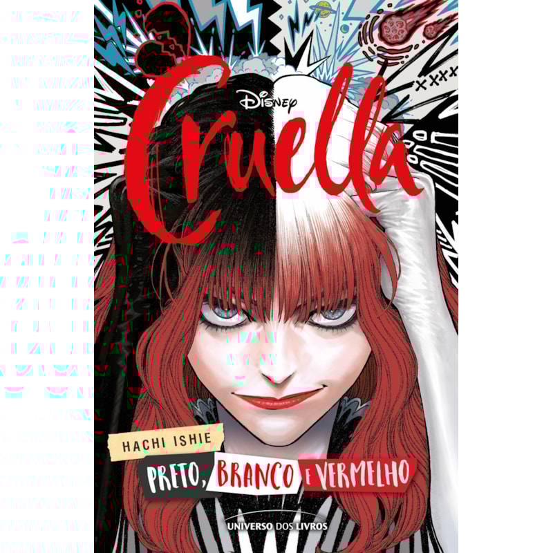 CRUELLA: PRETO, BRANCO, VERMELHO