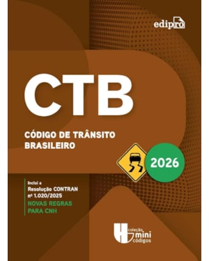 CTB 2026 - CÓDIGO DE TRÂNSITO BRASILEIRO - COLEÇÃO MINI CÓDIGOS