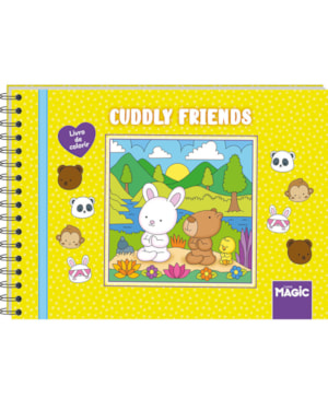 CUDDLY FRIENDS - LIVRÃO DE COLORIR
