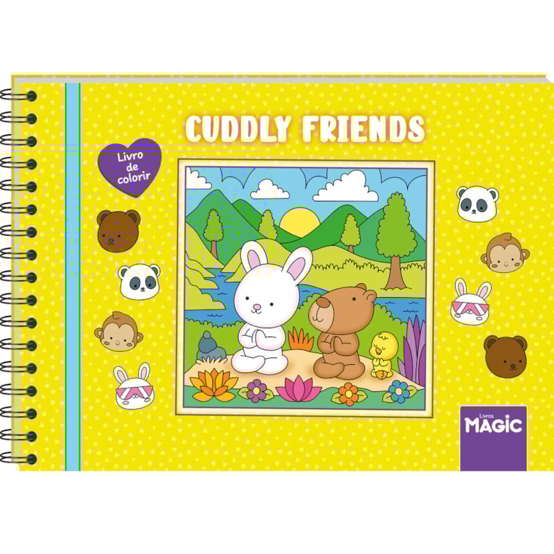 CUDDLY FRIENDS - LIVRÃO DE COLORIR