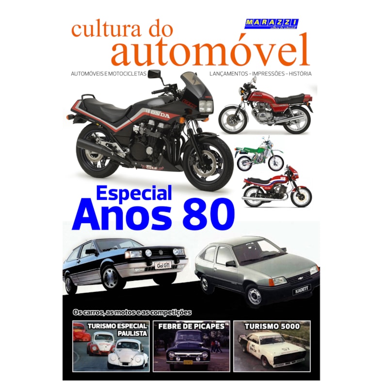 CULTURA DO AUTOMÓVEL VOLUME 1 - ESPECIAL ANOS 80