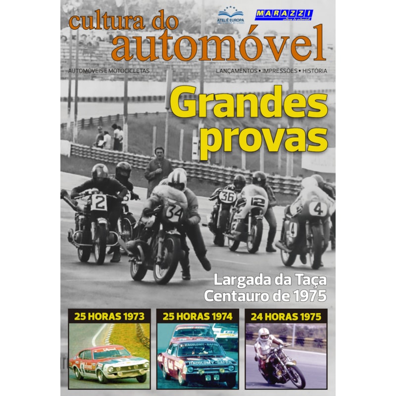CULTURA DO AUTOMÓVEL VOLUME 3 - GRANDES PROVAS