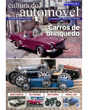 CULTURA DO AUTOMÓVEL VOLUME 4 - CARROS DE BRINQUEDO