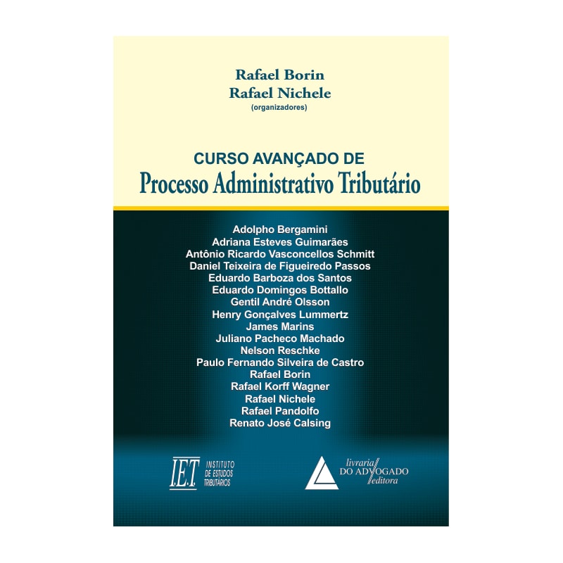 CURSO AVANÇADO DE PROCESSO ADMINISTRATIVO TRIBUTÁRIO