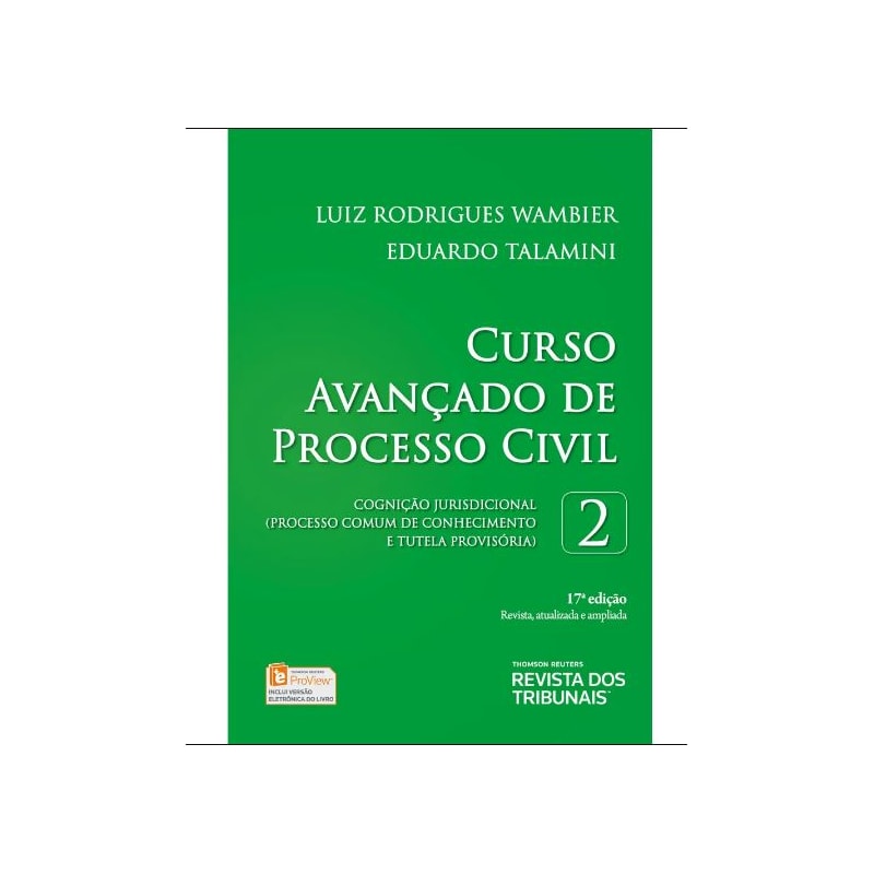 CURSO AVANÇADO DE PROCESSO CIVIL - COGNIÇÃO JURISPRUDENCIAL - VOLUME 2
