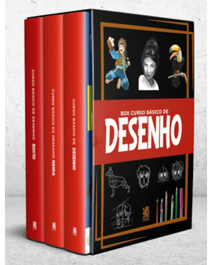 CURSO BÁSICO DE DESENHO - BOX COM 3 LIVROS