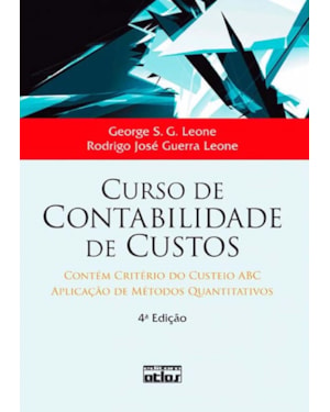 CURSO DE CONTABILIDADE DE CUSTOS