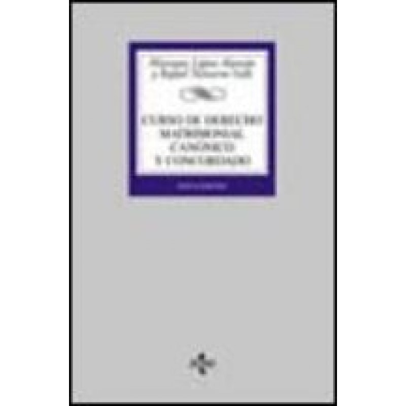 CURSO DE DERECHO MATRIMONIAL CANONICO Y CONCORDADO