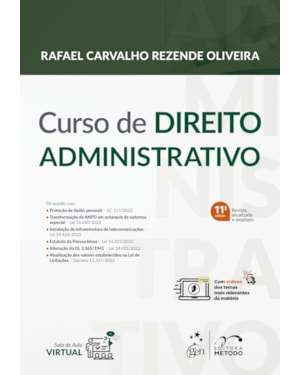 CURSO DE DIREITO ADMINISTRATIVO