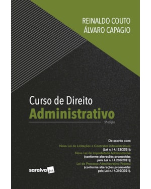 CURSO DE DIREITO ADMINISTRATIVO - 5ª EDIÇÃO 2022