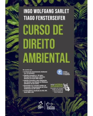 CURSO DE DIREITO AMBIENTAL - 6ª EDIÇÃO 2026