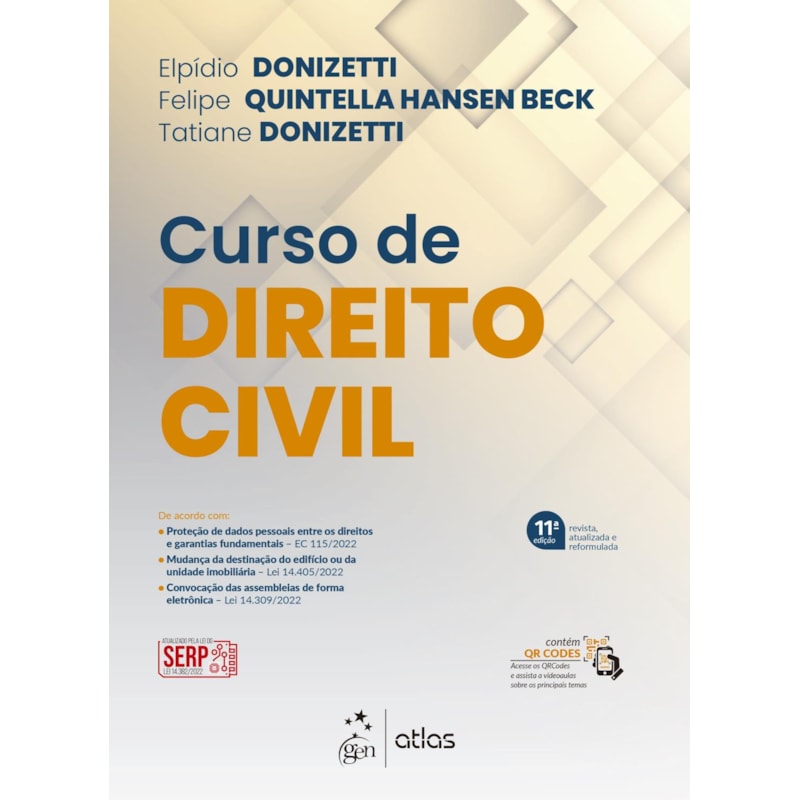 CURSO DE DIREITO CIVIL - 11ª EDIÇÃO 2023