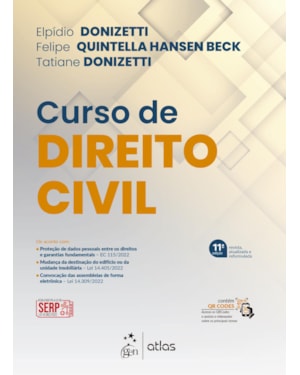 CURSO DE DIREITO CIVIL - 11ª EDIÇÃO 2023