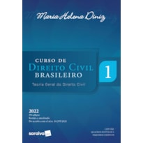 CURSO DE DIREITO CIVIL BRASILEIRO - VOL.1 - 39ª EDIÇÃO 2022