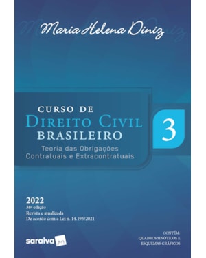 CURSO DE DIREITO CIVIL BRASILEIRO - VOL. 3 - 38ª EDIÇÃO 2022