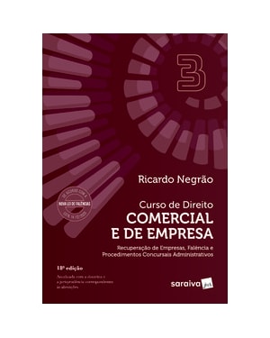 CURSO DE DIREITO COMERCIAL E DE EMPRESA VOL.3 - 18ª EDIÇÃO 2024