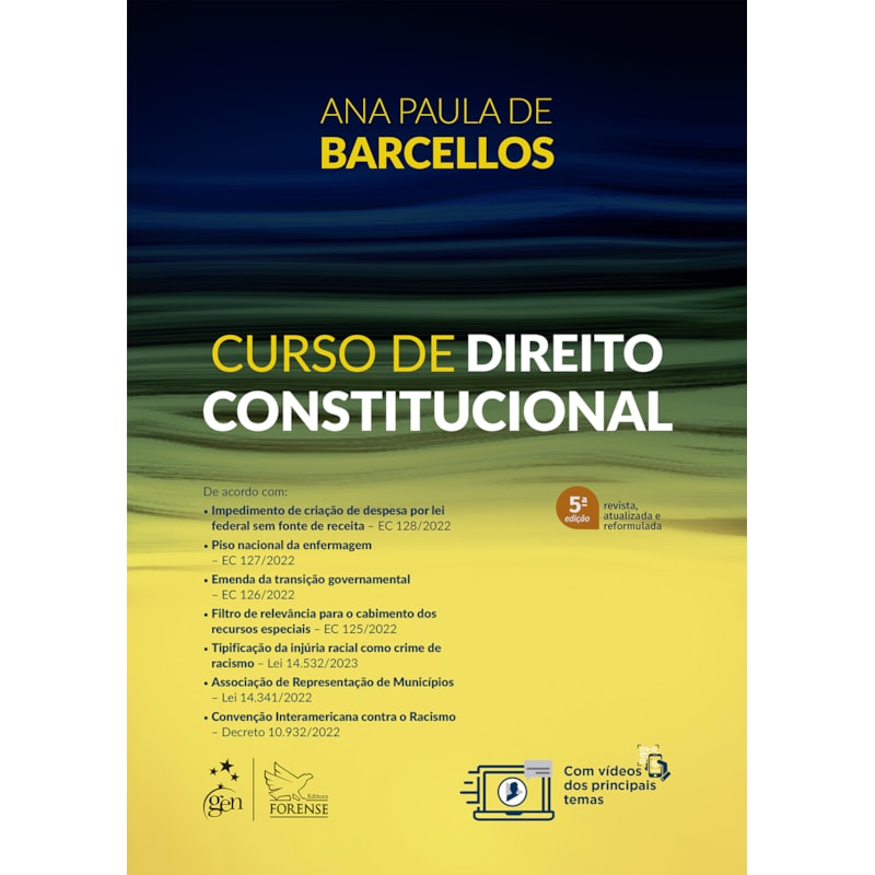 CURSO DE DIREITO CONSTITUCIONAL - 5ª EDIÇÃO 2023