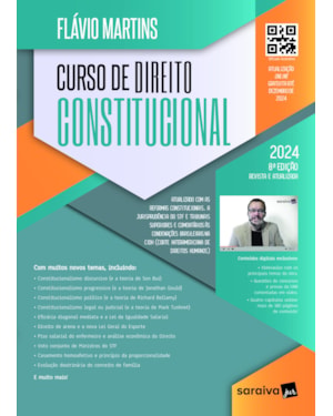 CURSO DE DIREITO CONSTITUCIONAL - 8ª EDIÇÃO 2024