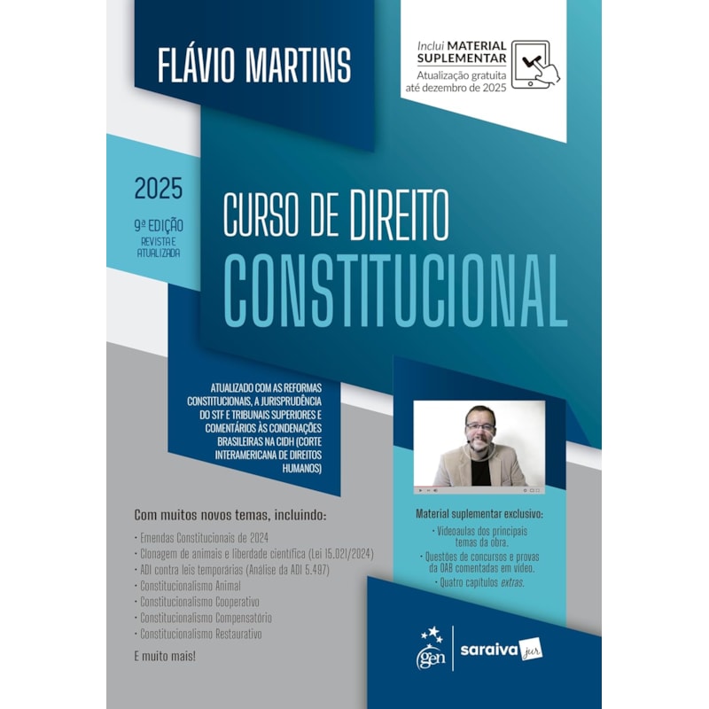 CURSO DE DIREITO CONSTITUCIONAL - 9ª EDIÇÃO 2025